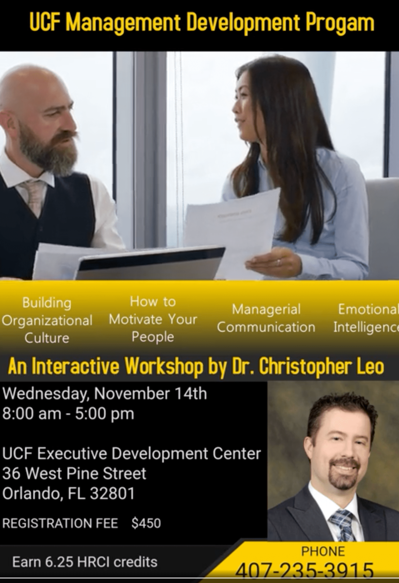 Management Development course by Dr. Leo