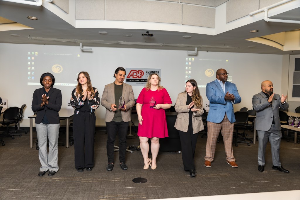Northwestern Mutual Judges and Professor Nihat Ahmed (far right).